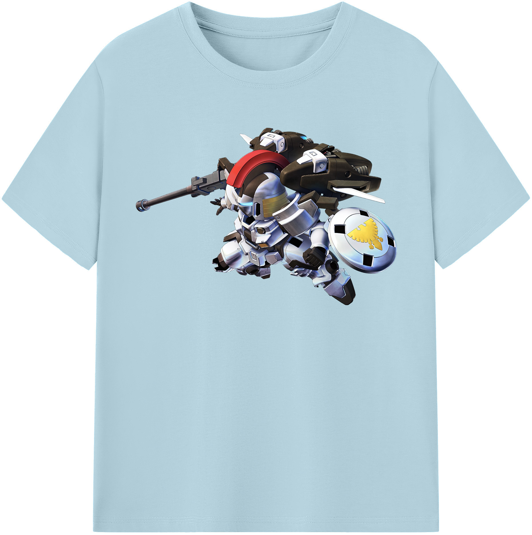 （画像用） 機動戦士ガンダム Mobile Suit Gundam 綿100％半袖Tシャツ（フロントプリント）
